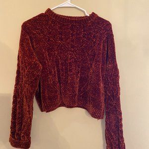 TOPSHOP Rust Orange Sweater